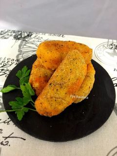 Una foto de Croquetas de sobrasada y queso de tetilla