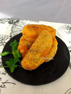 Una foto de Croquetas de sobrasada y queso de tetilla