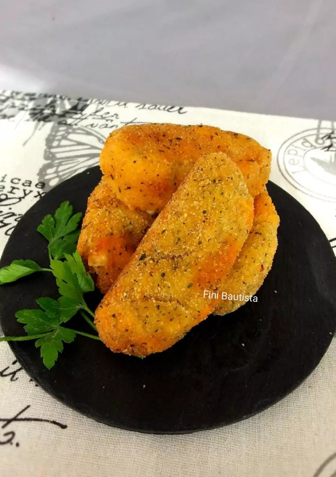 Una foto de Croquetas de sobrasada y queso de tetilla