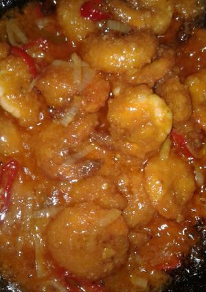 Foto resep Udang tepung asam manis