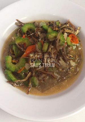 Foto resep Tumis pare ikan teri