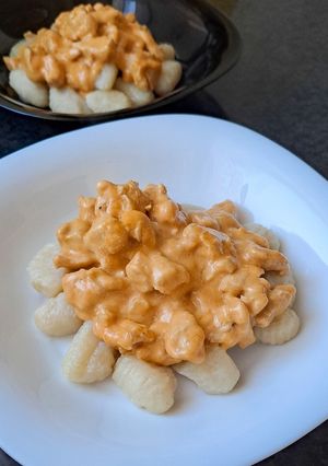 Sajtkrémes csirkemell recept fotója
