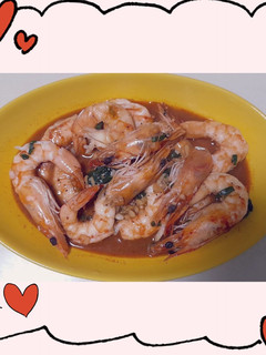 最能保存食材美味的蒸料理-蒜蓉蒸蝦 的食譜成品照片
