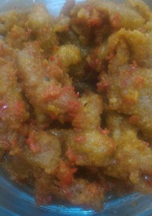 Foto resep Kulit Ayam Pedas