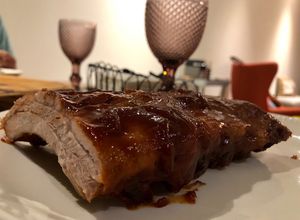 Una foto de Barbacue ribs / Costillitas de cerdo barbacoa