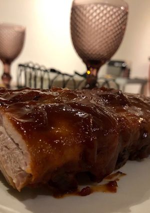 Una foto de Barbacue ribs / Costillitas de cerdo barbacoa