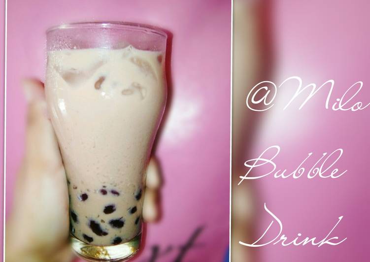 Resep Milo bubble drink oleh Riana Rasyahlee_fee Cookpad