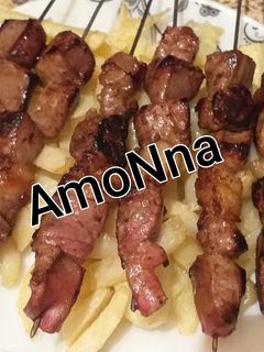 صورة لوصفة شواء الكبد على الطاجين