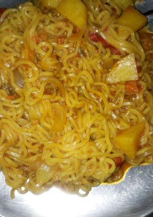 A picture of Masala meggi.