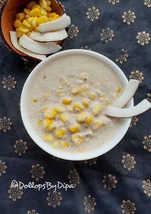 A picture of Corn Coconut Curry.