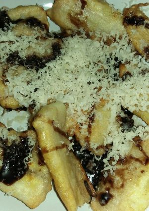 Foto resep Pisang goreng tabur keju😋😋😋