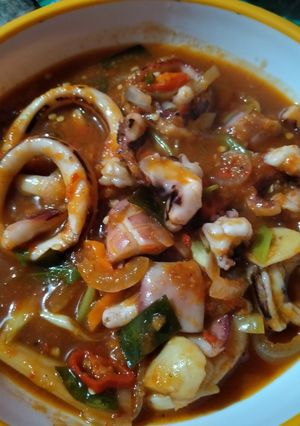 Foto resep 93. Cumi saos padang