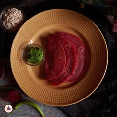 A picture of Iron rich Beetroot Oats Chilla.