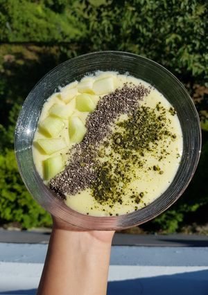 Hình của món Honeydew Green Smoothie.