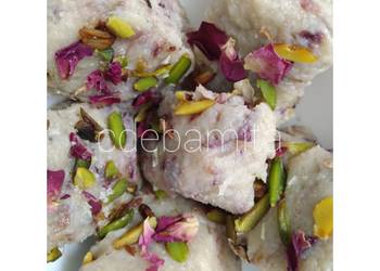 Easiest Way to Cook Delicious Rose Burfi without sugar