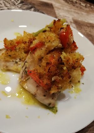 Foto di Filetti di sgombro al forno con panatura croccante