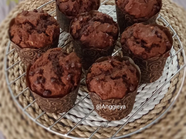 Cara Gampang Menyiapkan Resep  Choco Banana Muffin yang Lezat, Bikin Ketagihan
