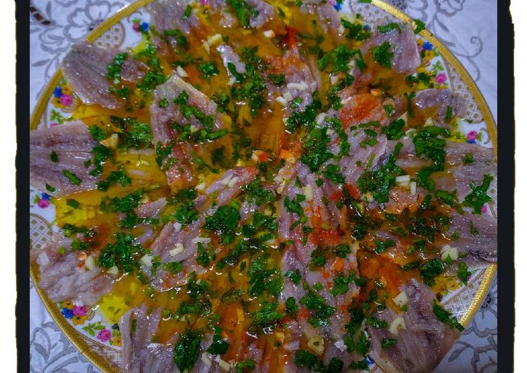 Alici Marinate all'Aceto di Vino e Vino bianco