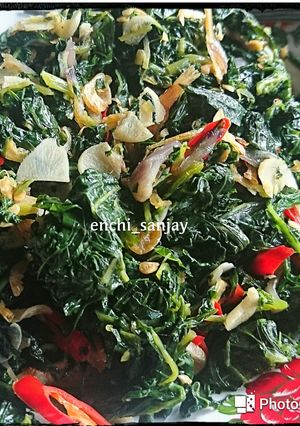 Foto resep Tumis Daun Pepaya ikan Teri #no pahit