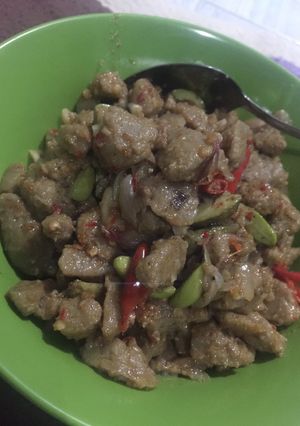 Foto resep Bakso petai pedas