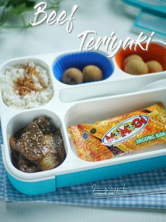 Foto resep Bekal Anak - Beef Teriyaki Simple