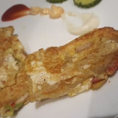 A picture of Turkish egg sandwich.