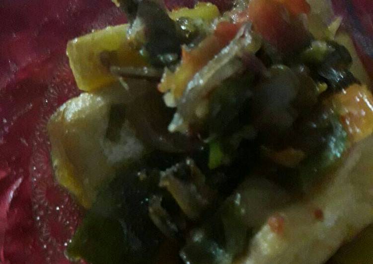 Teri Kentang sambel ijo