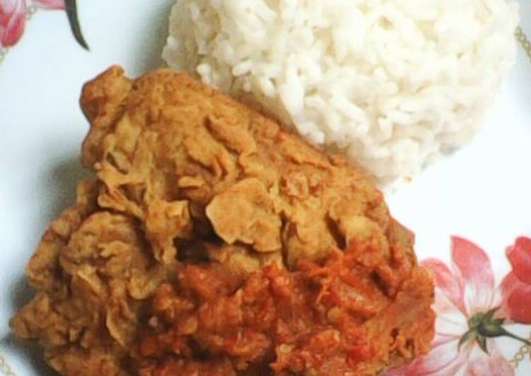 Telur Geprek Crispy