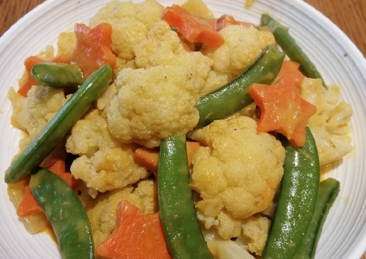 Recipe of Homemade Curry Veggies