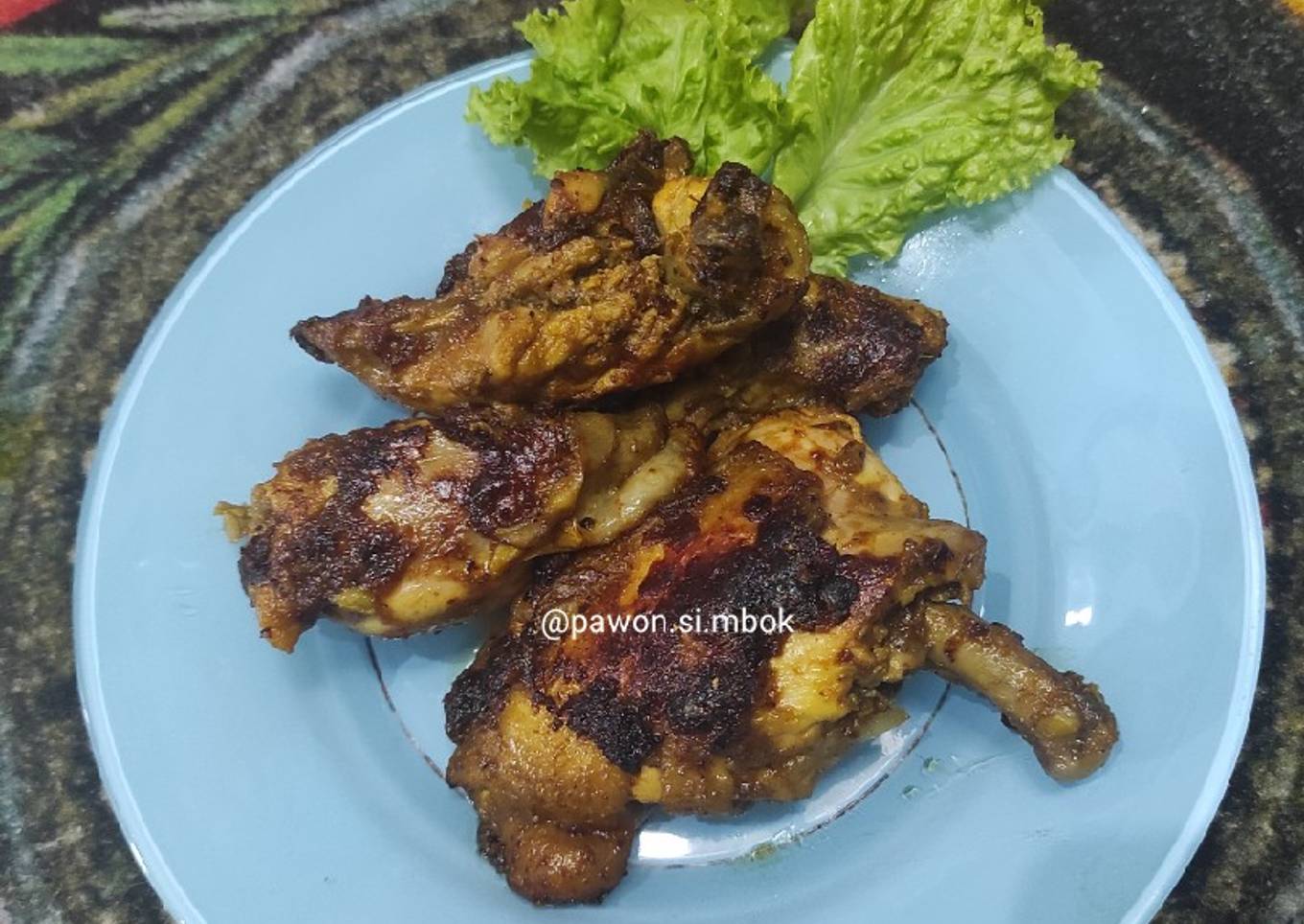 Ayam bakar salero minang / ayam bakar bumbu padang pawon si mbok