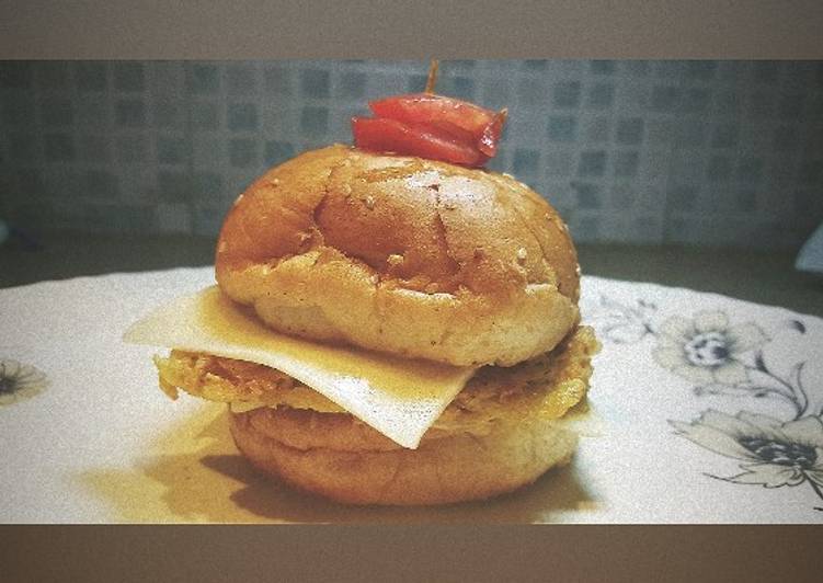 Chicken cheese burger