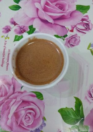 صورة لوصفة قهوه الحليب اللذيذة ☕