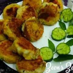 Hyderabadi Aloo Qeema Cutlets A picture of Hyderabadi Aloo Qeema Cutlets.