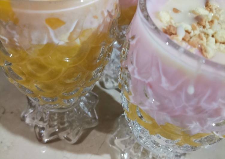 Mango pudding