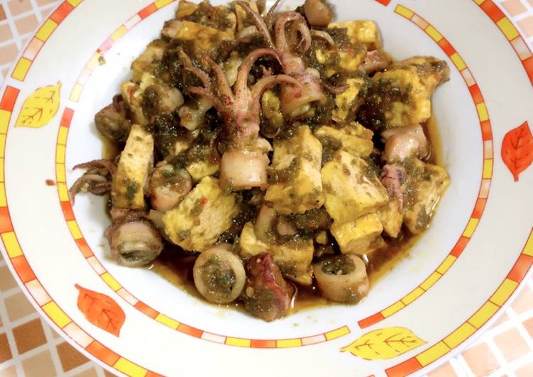 Cumi asin sambel ijo