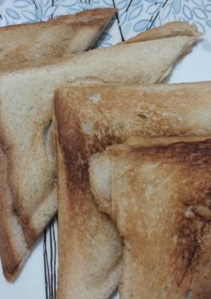 A picture of Chicken toast sandwich.