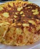 Tortilla Española de patatas y cebolla