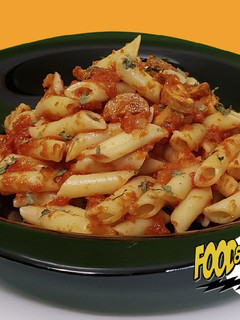 Una foto de Macarrones a la Española con Salchichas de Soja