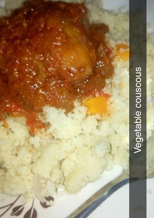 A picture of Vegetable couscous.