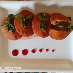 A picture of Makke ki kachori.