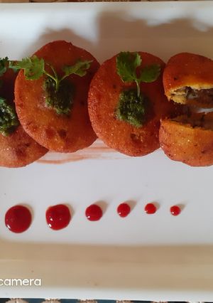 A picture of Makke ki kachori.