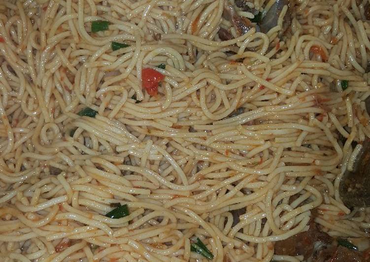 Simple Way to Prepare Perfect Spaghetti jollof