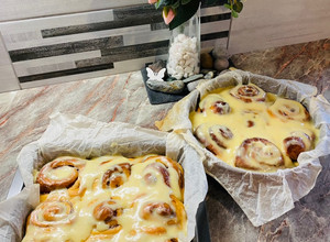 FAHÉJAS CSIGA 🥮 CINNABON 🥮 CINNAMON ROLL recept fotója