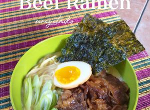 Foto resep Creamy Beef Ramen