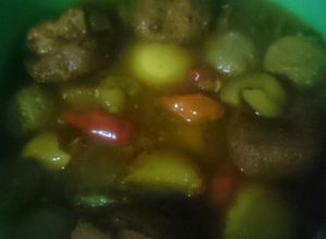 Foto resep Kari kikil, telur, baso, tahu