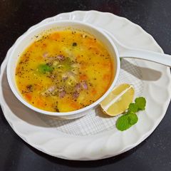 A picture of Moong dal soup.