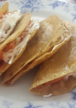 Una foto de Quesadillas de fideo