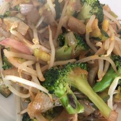 A picture of Green Veg StirFry with Beanshoots.