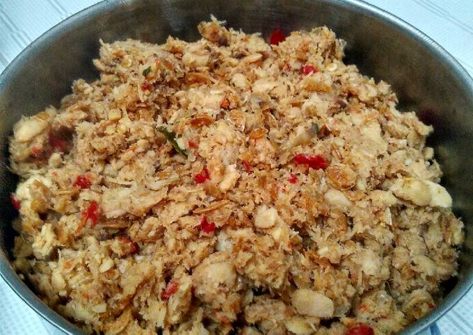 Cara Gampang Menyiapkan Urap tempe rebon Anti Gagal