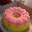 Mini rainbow cake